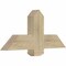 Ekena Millwork Eugene Rough Sawn Timber Gable Bracket, Douglas Fir, 36"W x 16"H x 4"D x 6"F, 11/12 Pitch GBW036X16X0406EUG00RDF - alternate 2